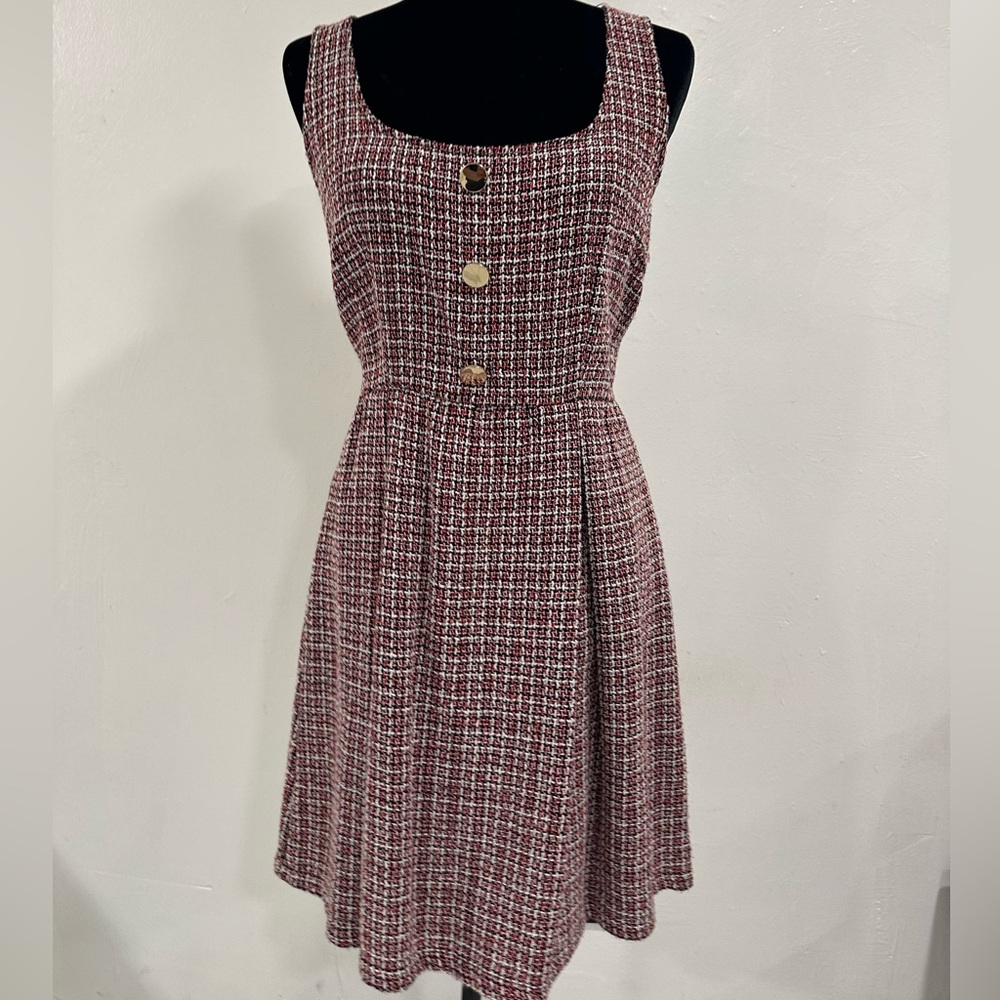 Tweed Sleeveless Dress